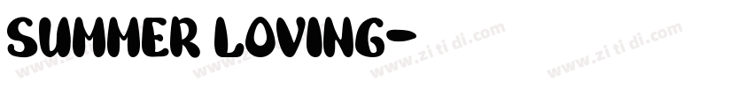 Summer Loving字体转换